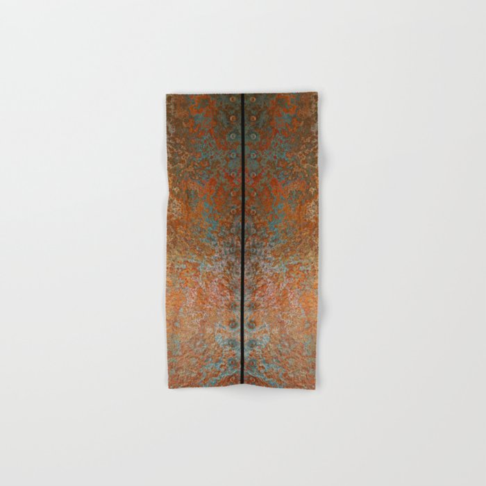 Rustic Vintage Rust Bath Towel Gallery Image 1