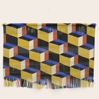 Cuboid Geometric Abstract Shapes Pattern XXI Wall Hanging Gallery Image 1