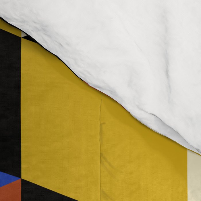 Cuboid Geometric Abstract Shapes Pattern XXI Comforter Gallery Image 4