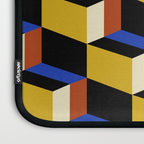 Cuboid Geometric Abstract Shapes Pattern XXI Laptop Sleeve Gallery Image 3