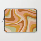 Abstract Wavy Stripes LXXXII Laptop Sleeve Gallery Image 1