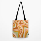 Abstract Wavy Stripes LXXXII Tote Bag Gallery Image 2