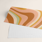 Abstract Wavy Stripes LXXXII Wrapping Paper Gallery Image 2