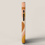 Abstract Wavy Stripes LXXXII iPhone Case Gallery Image 2