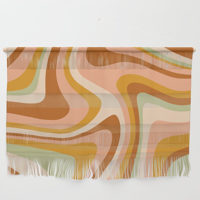 Abstract Wavy Stripes LXXXII Wall Hanging Gallery Image 1