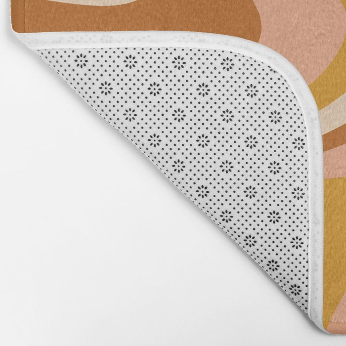 Abstract Wavy Stripes LXXXII Bath Mat Gallery Image 2