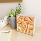 Abstract Wavy Stripes LXXXII Mini Art Print Gallery Image 2