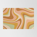 Abstract Wavy Stripes LXXXII Rug Gallery Image 2
