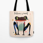 Believe and Leap Tote Bag Gallery Image 1