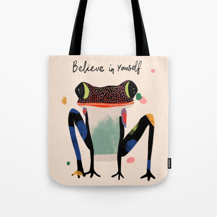 Believe and Leap Tote Bag Gallery Image 1