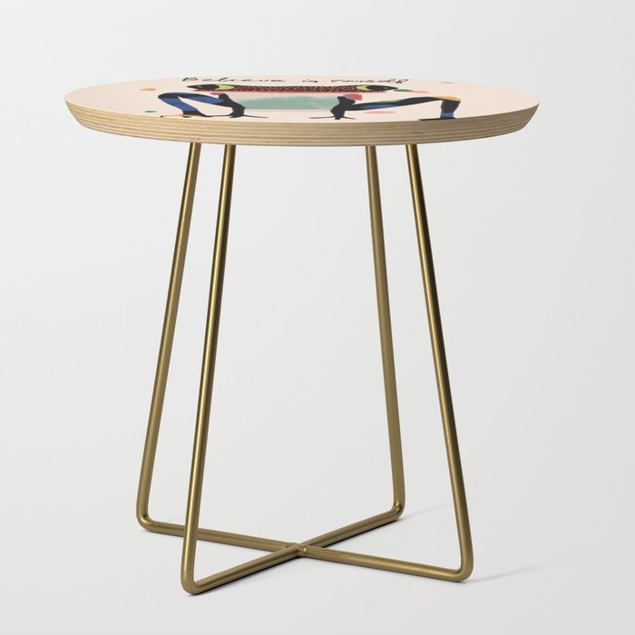 Believe and Leap Side Table Gallery Image 1