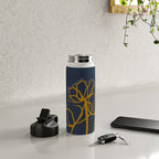 "Let Light Be A Sweet Rebellion In The Shadows." Water Bottle Gallery Image 4