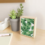 Tropical banana leaves Mini Art Print Gallery Image 2