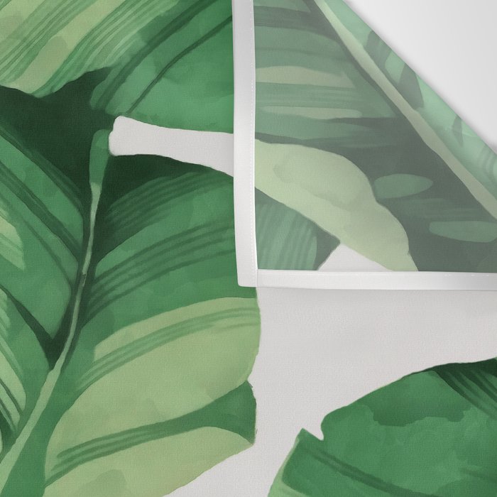 Tropical banana leaves Wall Tapestry Gallery Image 3