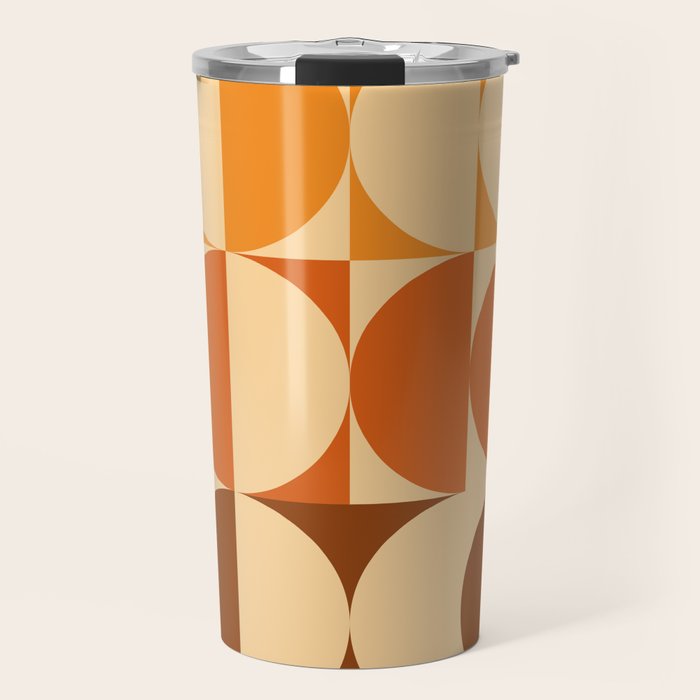 Vintage Geometric 03A Travel Mug Gallery Image 1
