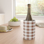 Gingham Large Brown White Wine Chiller Gallery Image 4