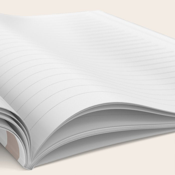 Gingham Large Brown White Notebook Gallery Image 2