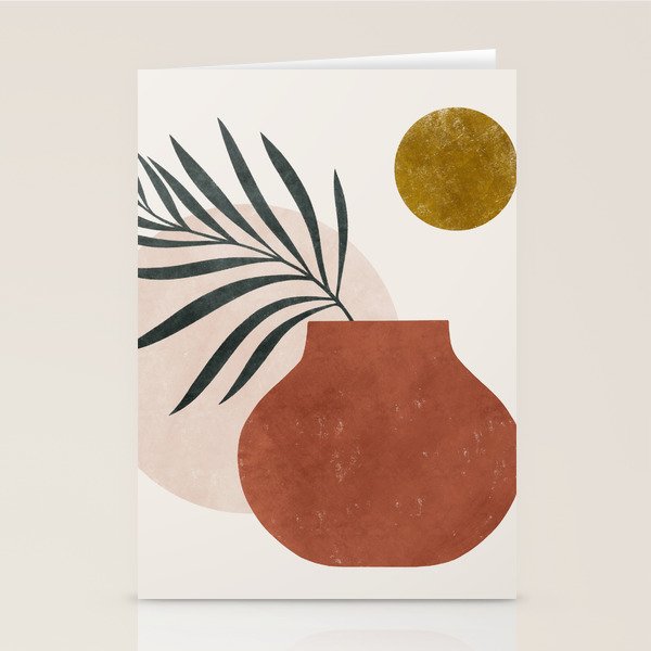 palm and vase Stationery Card Gallery Image 1