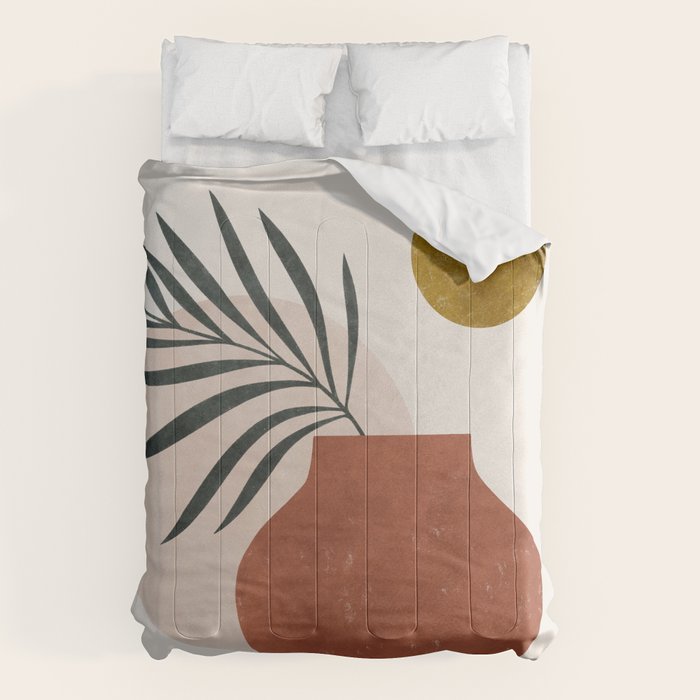 palm and vase Comforter Gallery Image 6
