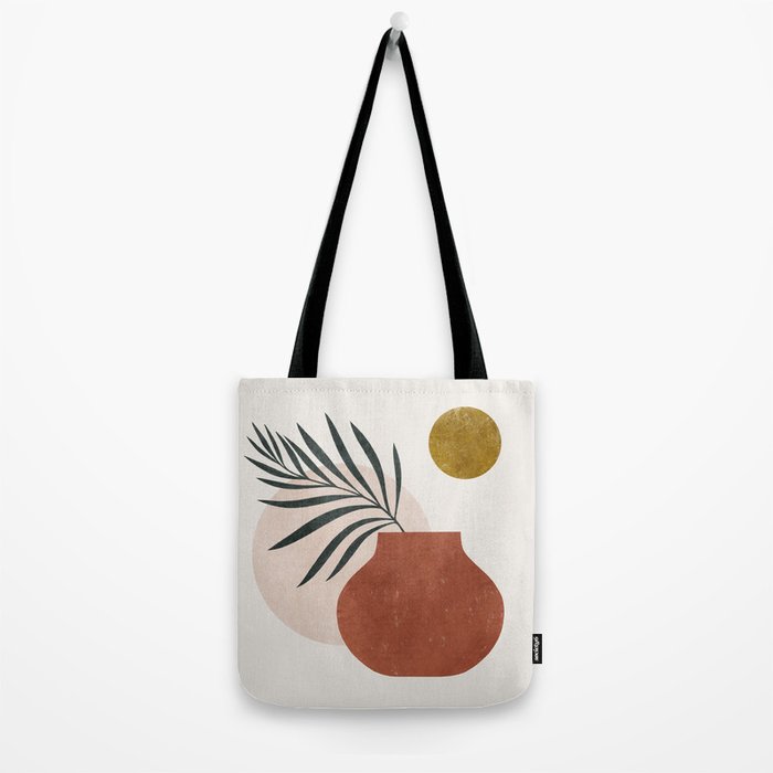 palm and vase Tote Bag Gallery Image 2