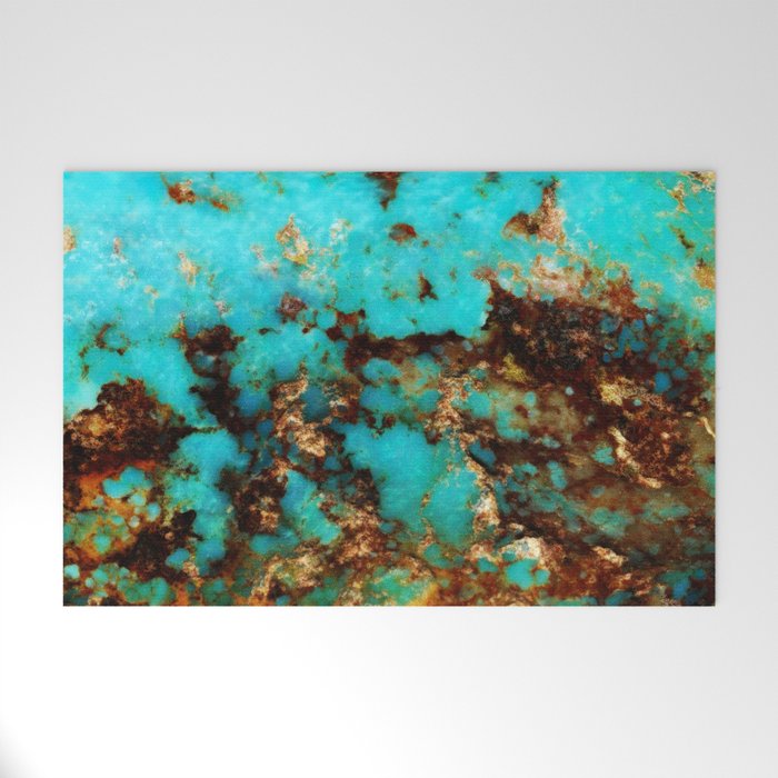 Turquoise I Welcome Mat Gallery Image 1