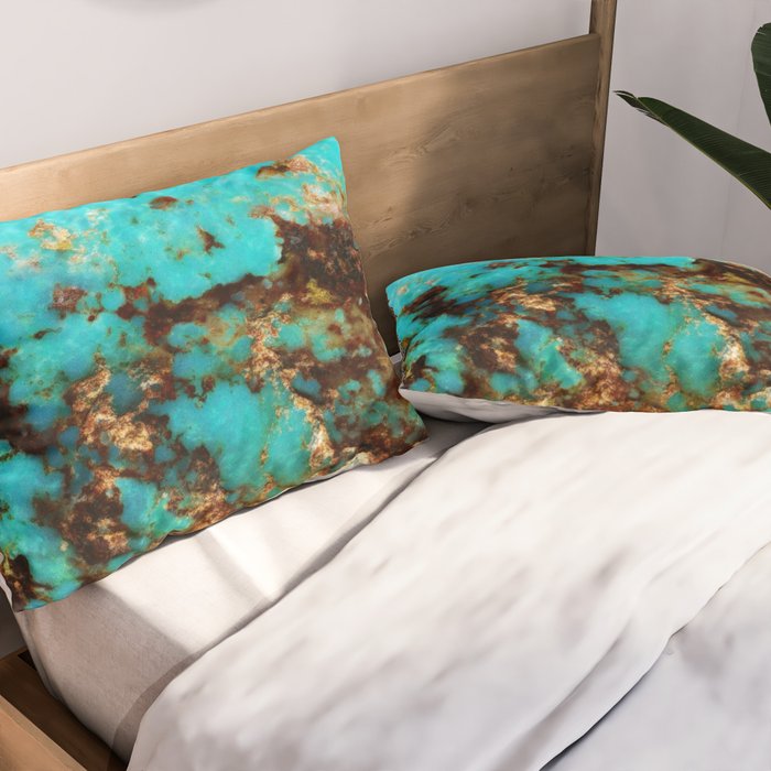 Turquoise I Pillow Sham Gallery Image 2