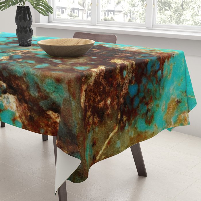 Turquoise I Tablecloth Gallery Image 3