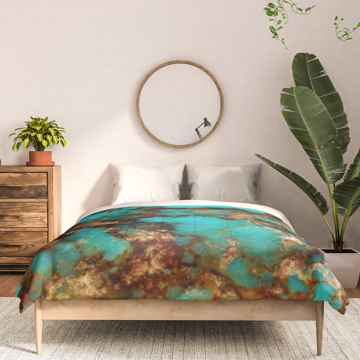 Turquoise I Comforter Gallery Image 3