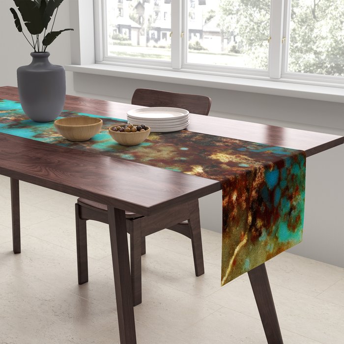 Turquoise I Table Runner Gallery Image 2