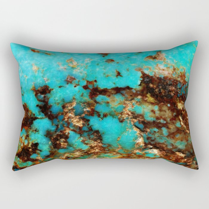 Turquoise I Rectangular Pillow Gallery Image 2