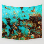 Turquoise I Wall Tapestry Gallery Image 4