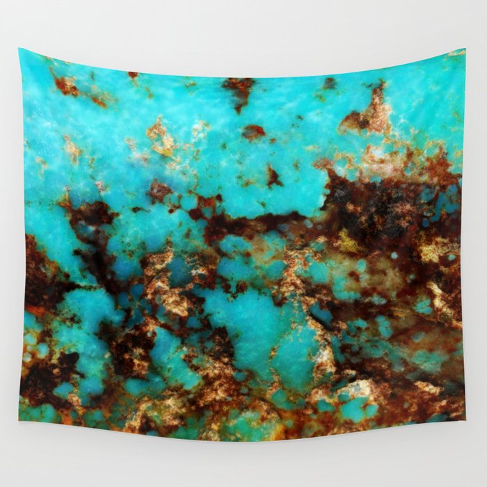 Turquoise I Wall Tapestry Gallery Image 4