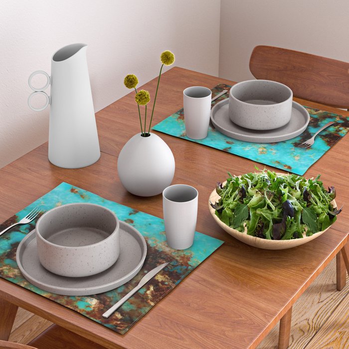 Turquoise I Placemat Gallery Image 2