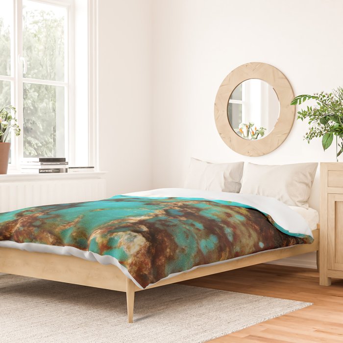 Turquoise I Duvet Cover Gallery Image 2