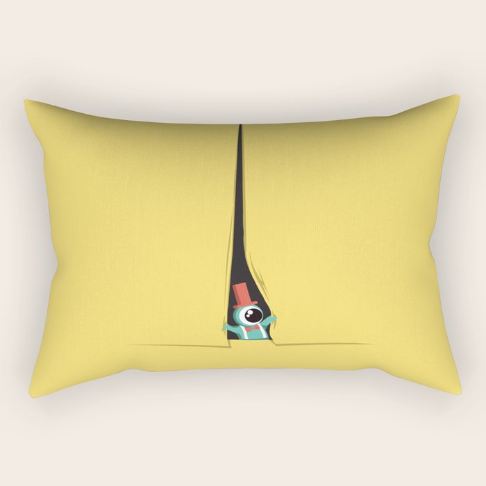 Peek show! Rectangular Pillow Gallery Image 1