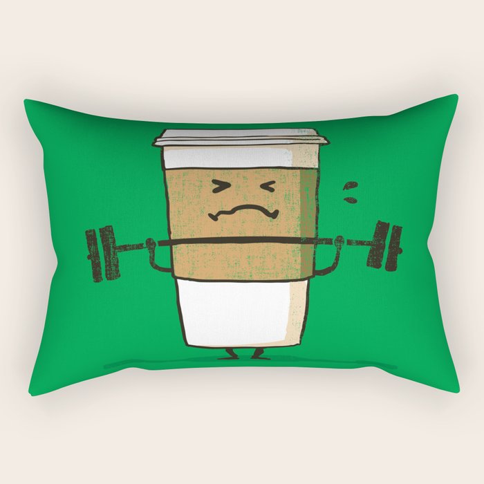 Strong Coffee Rectangular Pillow Gallery Image 1