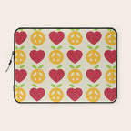 Apple and Orange - Love and Peace Laptop Sleeve Gallery Image 1