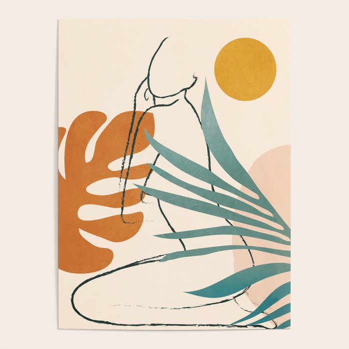 Minimal Line in Nature III Poster Gallery Image 1