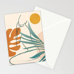 Minimal Line in Nature III Stationery Card Gallery Image 2