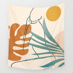Minimal Line in Nature III Wall Tapestry Gallery Image 4