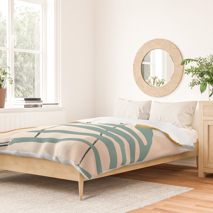 Minimal Line in Nature III Duvet Cover Gallery Image 2