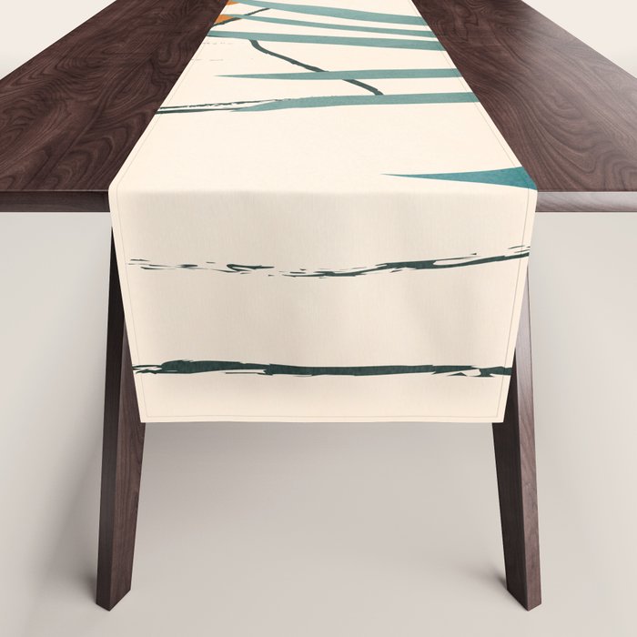 Minimal Line in Nature III Table Runner Gallery Image 1