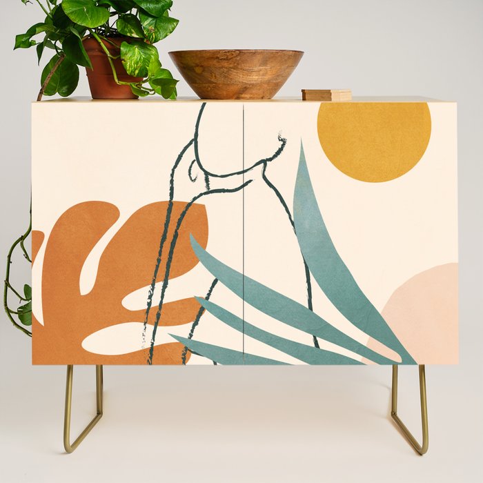 Minimal Line in Nature III Credenza Gallery Image 1