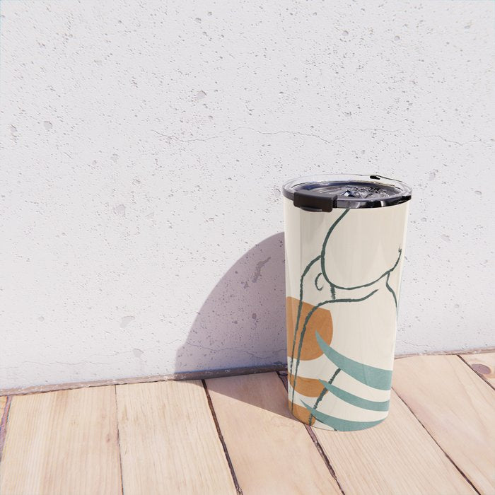 Minimal Line in Nature III Travel Mug Gallery Image 4