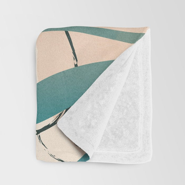 Minimal Line in Nature III Throw Blanket Gallery Image 3