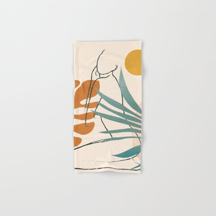 Minimal Line in Nature III Towels Gallery Image 1