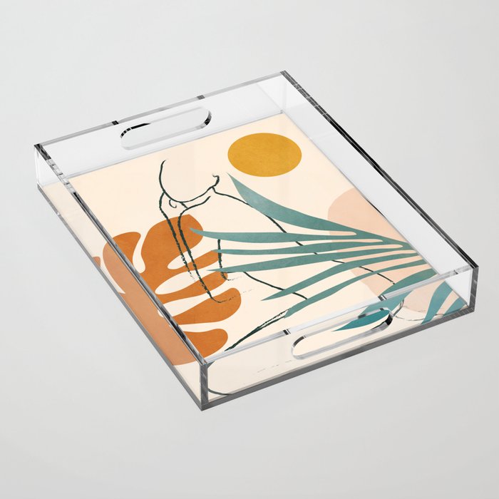Minimal Line in Nature III Acrylic Tray Gallery Image 1