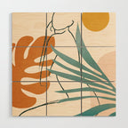 Minimal Line in Nature III Wood Wall Art Gallery Image 1