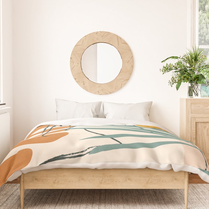 Minimal Line in Nature III Duvet Cover Gallery Image 3