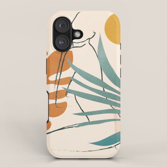 Minimal Line in Nature III iPhone Case Gallery Image 1
